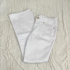 1822 Denim Women's White Bootcut Jeans